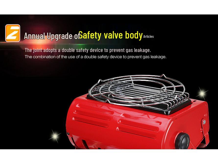 Portable Outdoor Mini Gas Heater and Fireplace for Tents and Homes