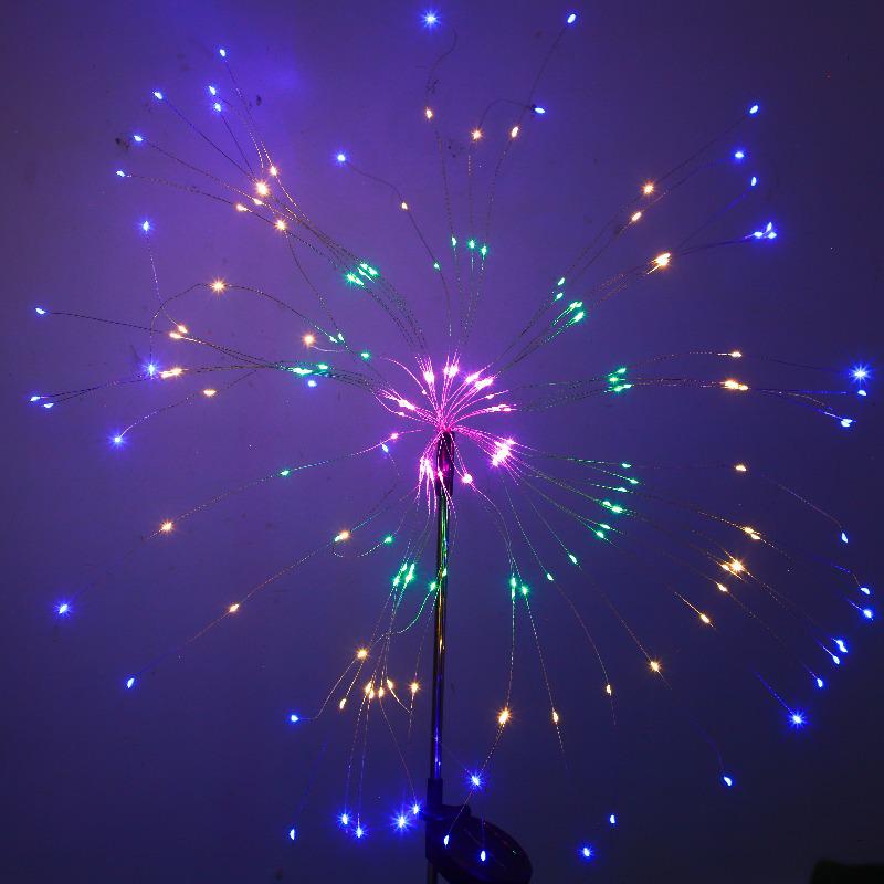 

Солнечные светодиодные огни «Фейерверк» для украшения сада, двора, балкона и ландшафта Solar Firework Light 60 LEDs (2-pack)