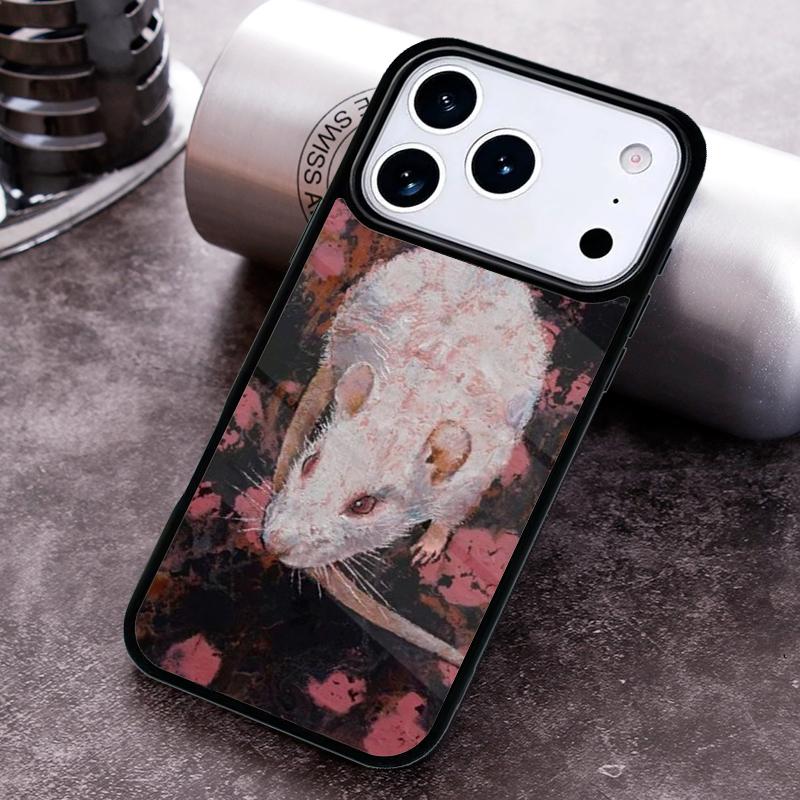 Mouse Rat Phone Case for iPhone 17 16 15 Pro Max Air 14 13 12 11 Plus Shockproof Capa Cover