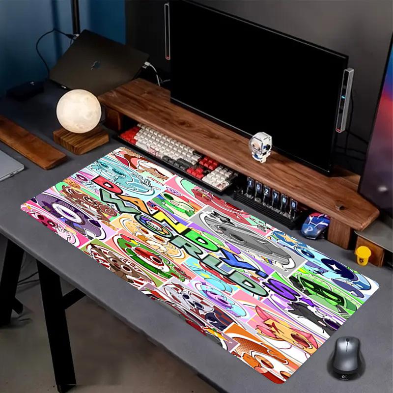 Dandy's World Print Mouse Pad, Anti‑Slip Desktop Keyboard Mat, for PC Laptop Gaming Working Daily Use, Cool Festival Surprise Gift