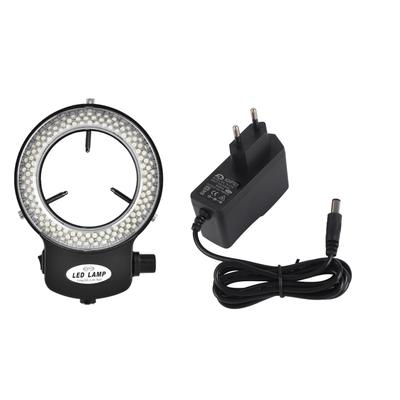 Microscope Camera 144 LED Beads Light Source Brightness Adjustable Ring Lamp