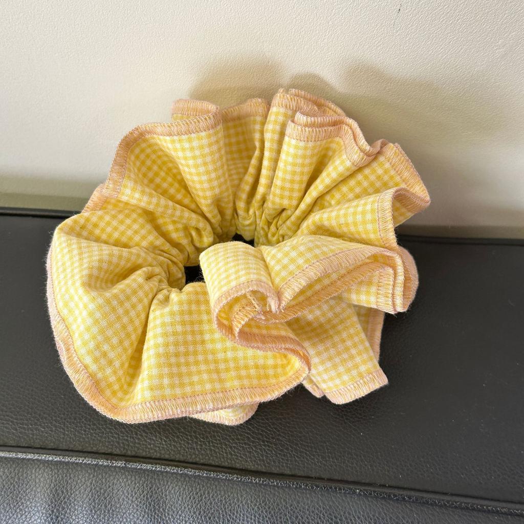 Large Korean Accessories Big Scrunchie Rubber Bands for Hair Women Girl Ties Elastic Vintage Popular Leading Fashion Adults Kpop