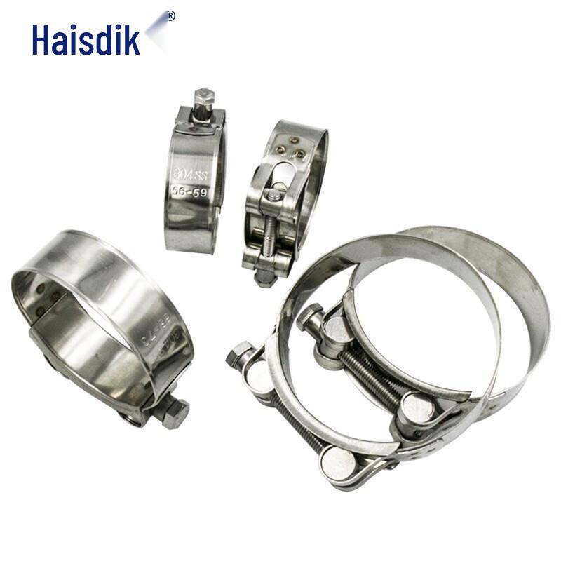 Haistec HK-5162 304 Stainless Steel European Hose Clamp