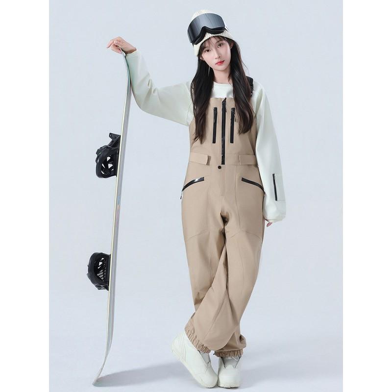 Unisex Ski Suit Set Snowboarding Jacket Pants Thermal Insulated Outdoor Winter Gear Waterproof Breathable Nylon