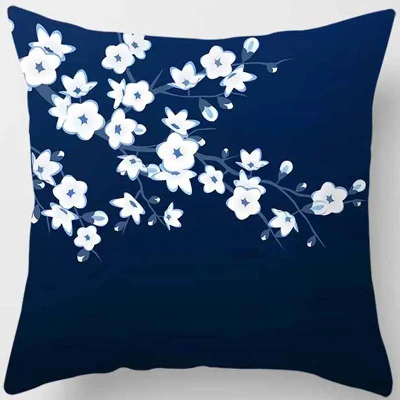 

Beautiful Cherry Tree Square Pillowcase Cushion Cover for Home Decor, Car Sofa 45cm*45cm 30x30CM(12x12in)