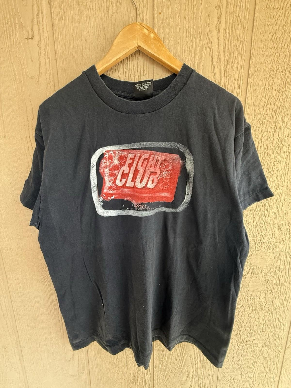 Fight Club Project Mayhem 1999 Movie Promo T Shirt SZ L Modern Reprint T Shirt Unisex T-Shirt XXXXL