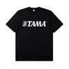 2025 Tama Drum Kit 40th Anniversary Peripheral Printed Rock Drummer T-shirt Male Short-sleeved Band Dress Shirt