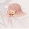 Summer Sun Hat For Women With Large Brim Foldable Breathable Cotton Floppy Hat For Outdoor Fashion