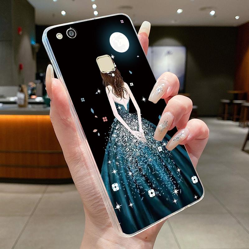 Phone Case For Huawei P10 Lite/NOVA YOUNG Funda Coque Butterfly Bow Protective Casing Transparent Soft Silicone TPU Cover Capa