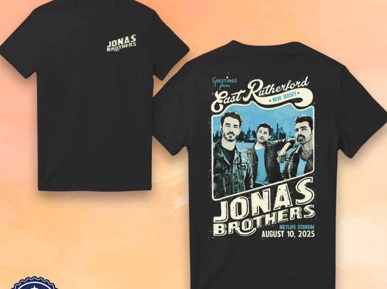 Jonas Brothers Aug 10 2025 Metlife Stadium Shirt Shirt T S