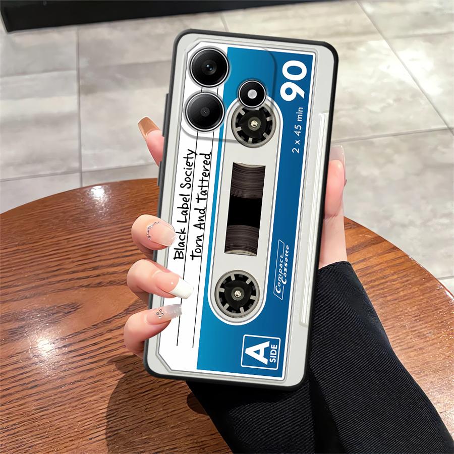 

Lucky Tape Pattern Soft Back Phone Cover Case for Xiaomi Redmi Note 10 9 8 Pro 10S 11 13 12 Pro Plus 11S 12S 9s Redmi Note 10 4G