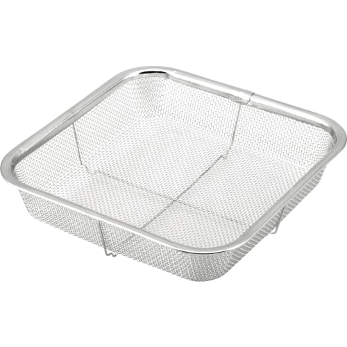 Minex Metal Stainless Steel Mini Square Colander, 20cm, AMN02004