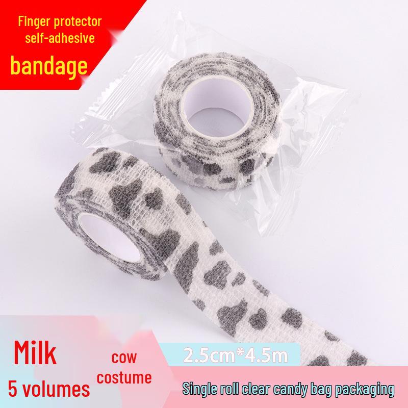 Sports Finger Protector Self-Adhesive Bandage: Finger Wrap Tape & Wrist Support for Basketball/Badminton