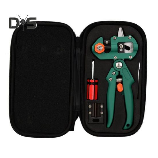 Pflanzenveredelungsschere, professionelles 2-in-1-Gartenveredelungswerkzeug, robuste Gartenschere zum Beschneiden von Blumen, Obstbäumen und Sträuchern