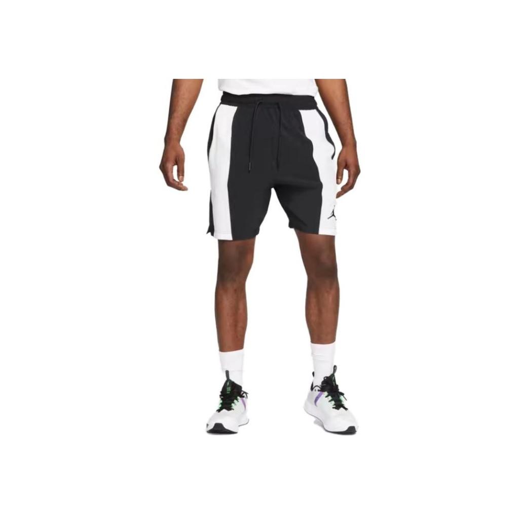 Jordan DRI-FIT Drawstring Straight Workout Shorts Men Bottoms White CZ4774-100