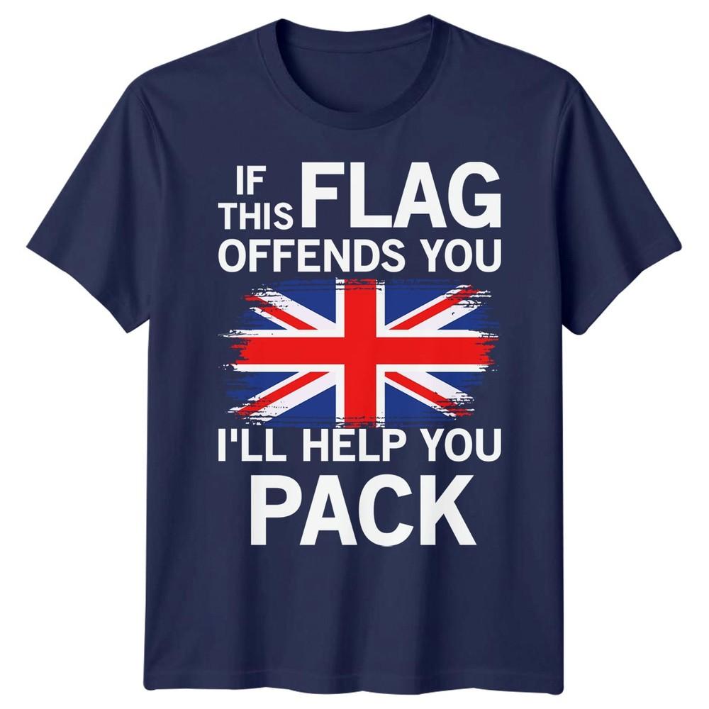 If This Flag Offends You Union Jack TShirt Patriotic Britain Tee Adults Kids