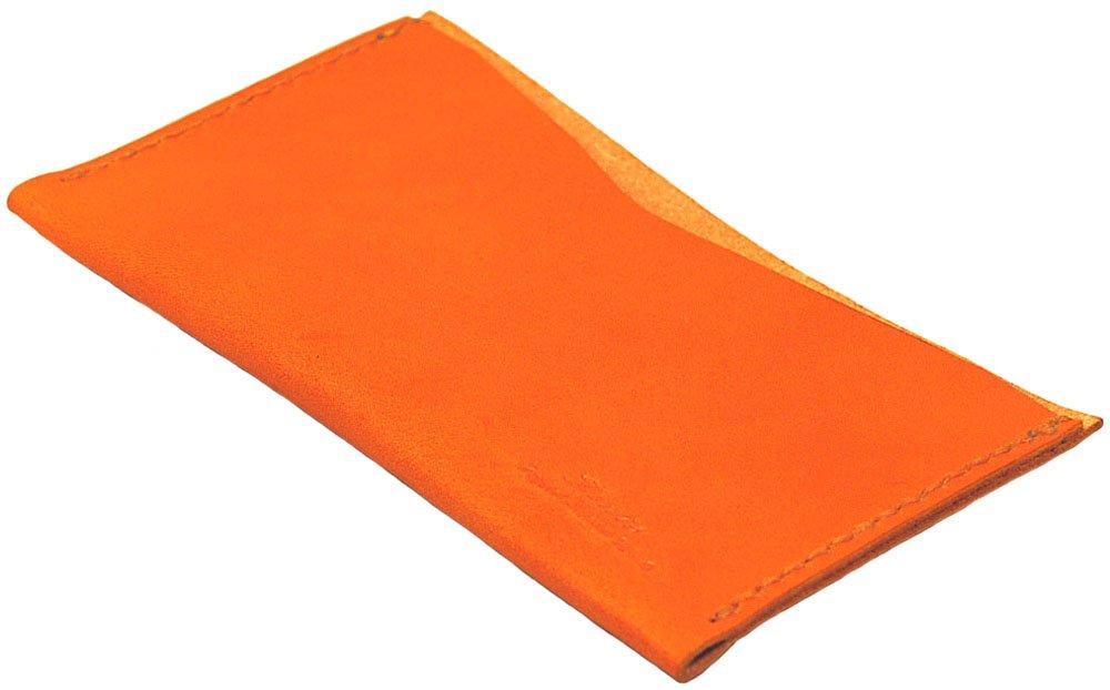 Zenith Natural Leather Passbook Case Light Orange B-0129,