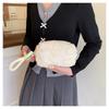 Jacquard Plush, Makeup Bag, Large Capacity, Storage Bag, Travel Storage Bag
