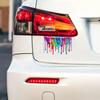 personalizes Fluid Paint Car Sticker Colorful Fluid Auto Sticker excellent  for Auto Enthusiasts Seeking Distinctive Style