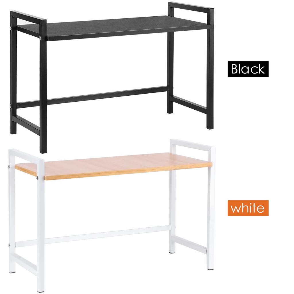 Expandable Microwave Rack Heavy Duty Extendable Microwave Stand Multi-Function Microwave Storage Stand for Home Office