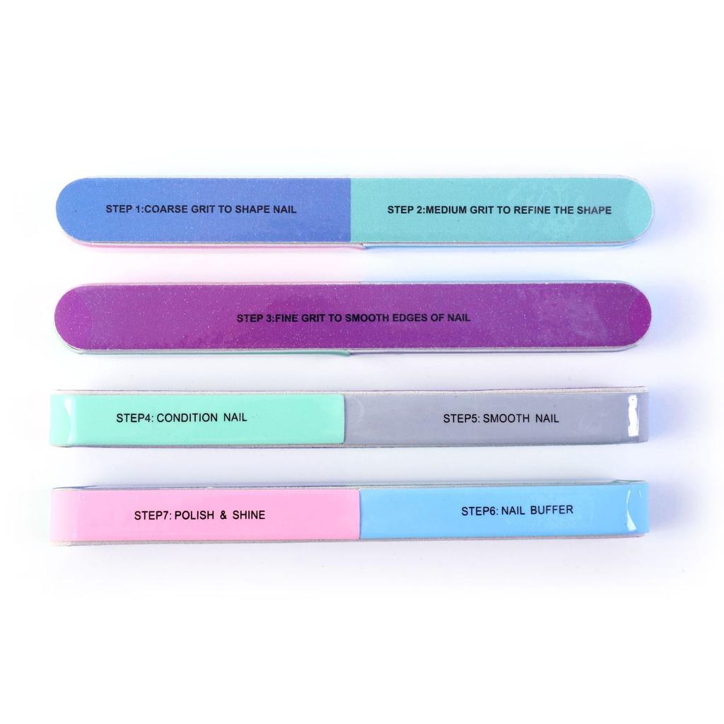 2Pcs Sponge Nail File,Nail Shaping and Polishing Block,Double-sided Polishing Block,Nail File,Nail File Block