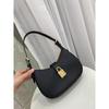New High-end Light Luxury Cowhide Leather Lock Armpit Dumpling Bag Handbag Shoulder Bag Women's Bag