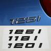 NEW 3D ABS Car Letters Logo 118i 120i 125i Rear Trunk Badge Emblem Sticker For BMW 1 Series 118i 120i 125i F40 Tail Marking