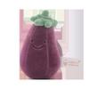 Funny Eggplant Stress Relief Plush Toy - Cute Vegetable Backpack Pendant & Birthday Gift for Women