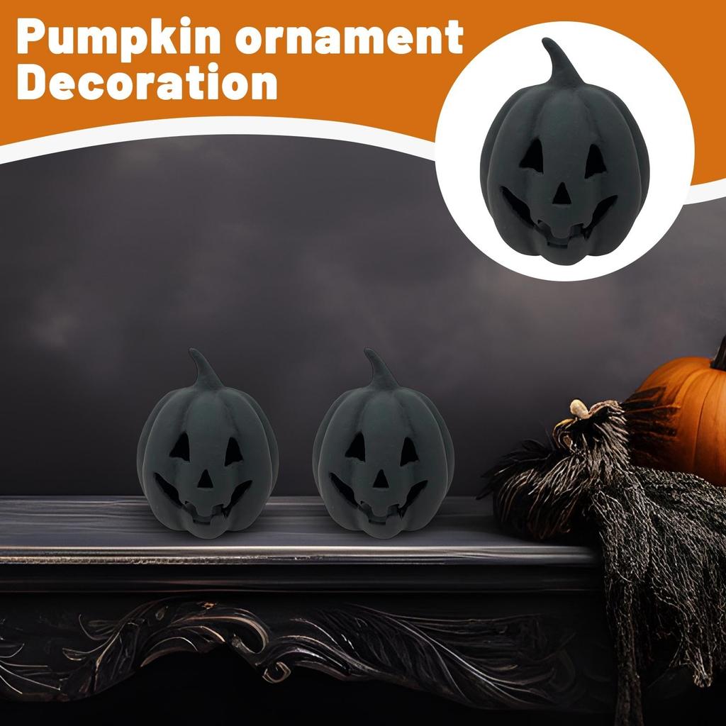 Fall Decor - Halloween Decorations - Pumpkin Outdoor Indoor - Cute Halloween Table Festival Decoration For Home Porch Front Door Mantel
