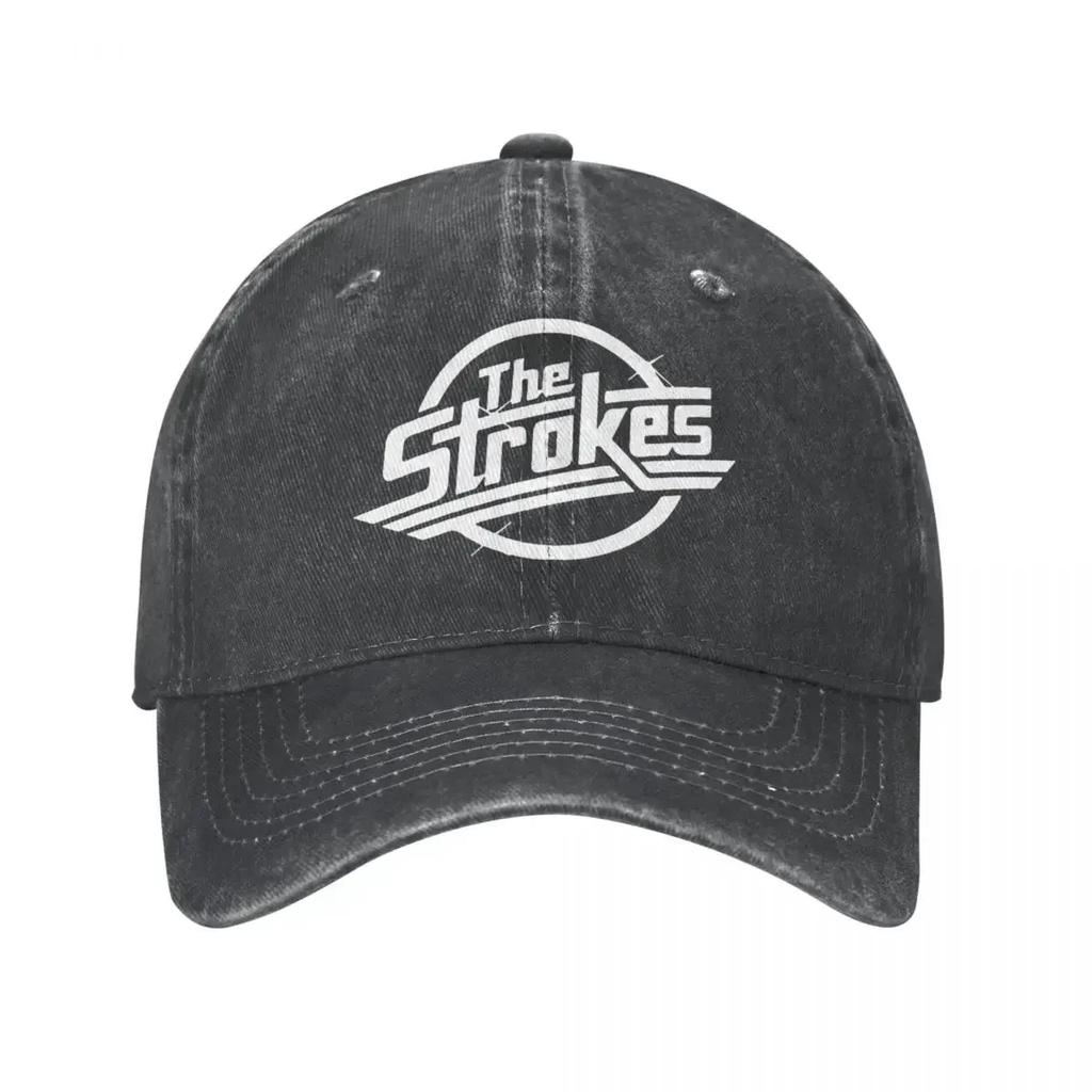 Strokes Rock Music Unisex Cappellino da Baseball da Donna Cotone Usurato Cappelli Cappellino Vintage Attività all'Aperto Vestibilità Regolabile Cappellino da Sole
