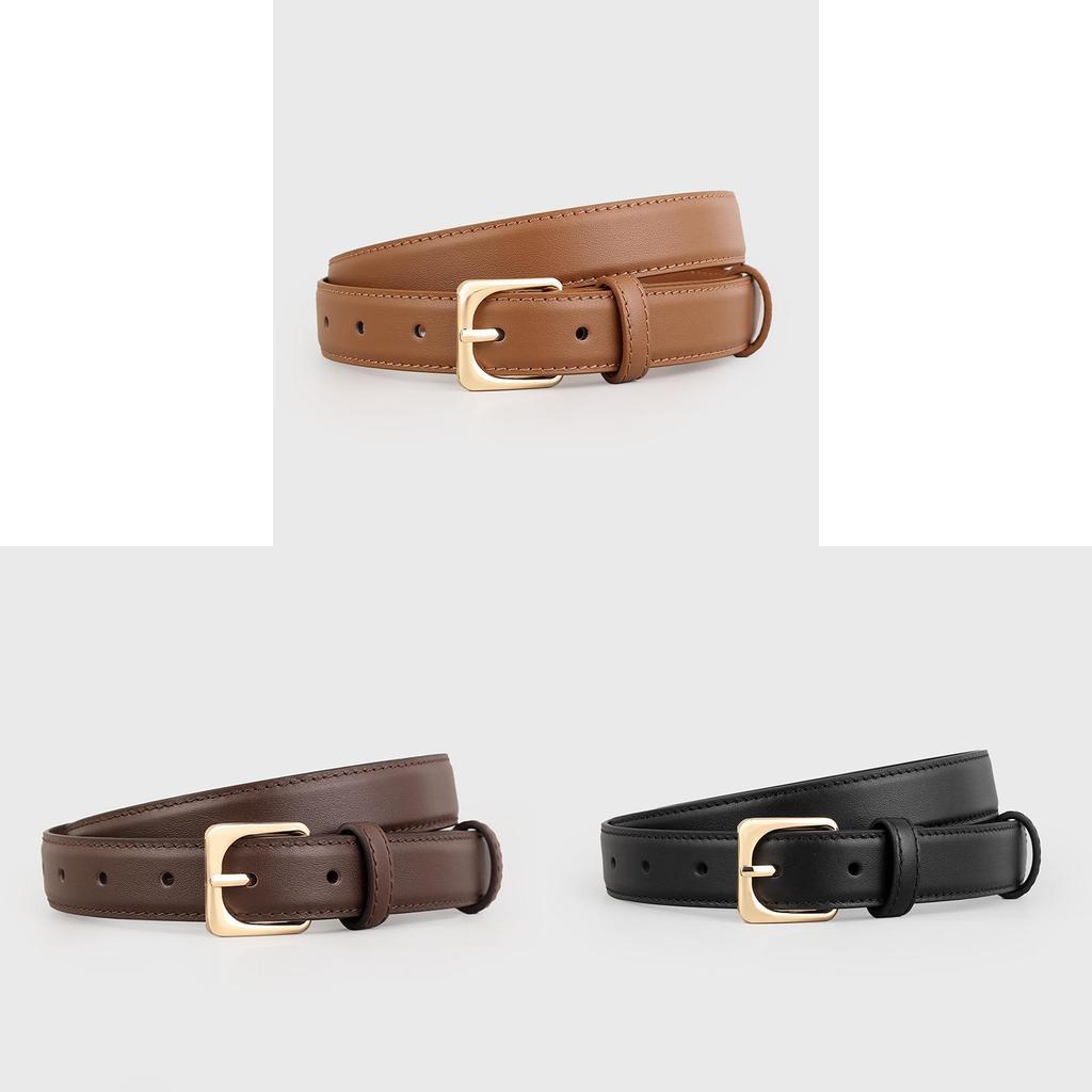 Elegant Genuine Leather Womens Belt For Jeans And Casual Wear With Alloy Buckle