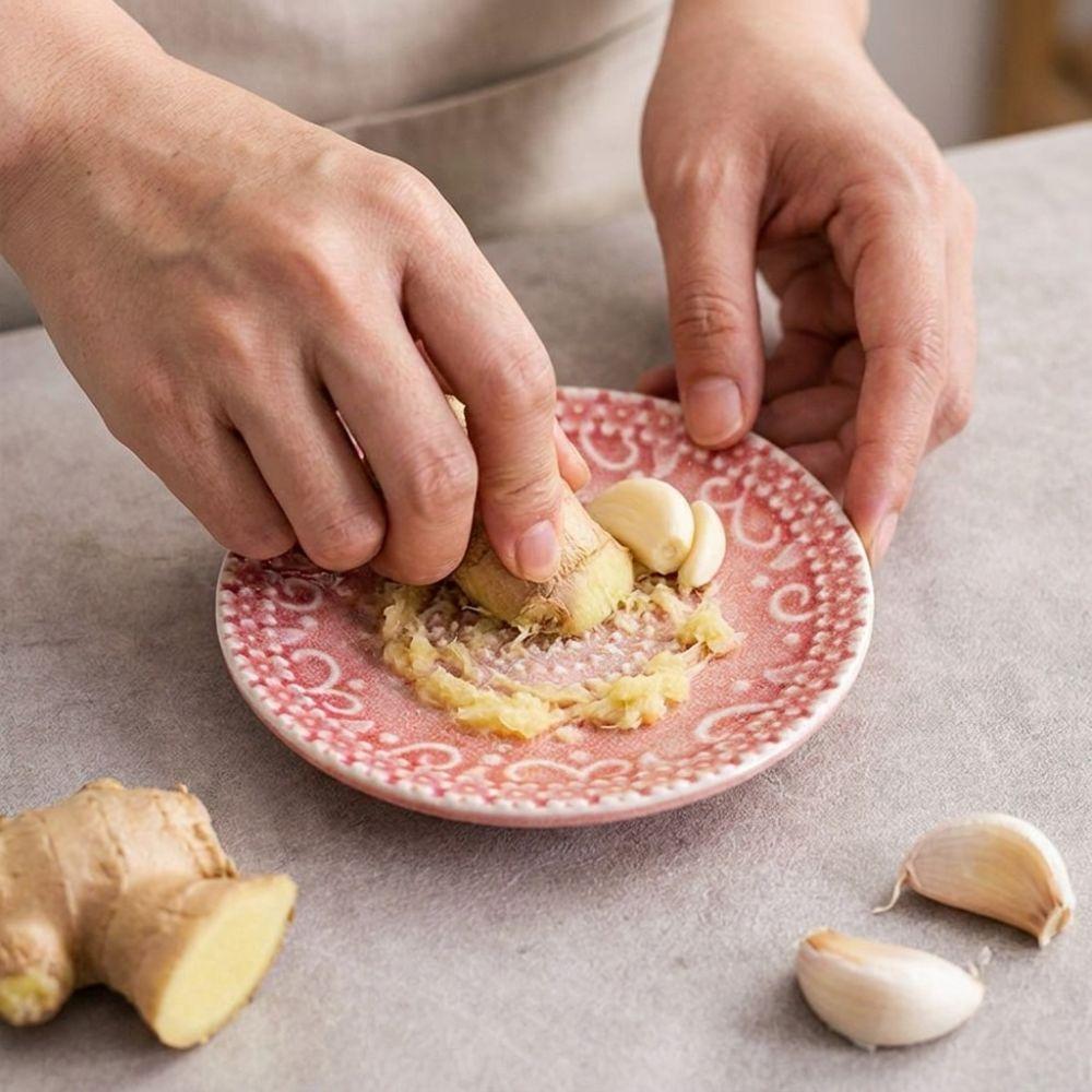 Strumento per Tritare Verdure Smaltato Macina Manuale Fatto a Mano Schiacciapatate Grattugia Manuale da Cucina Ristorante
