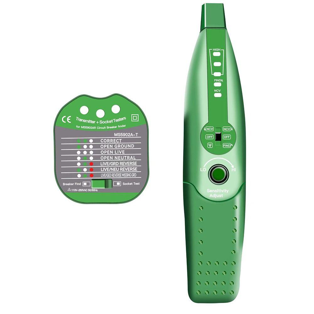 

MS5902A Automatic Circuit Breaker Finder 110V-220V Circuit Tester Socket Tester Factory US Plug