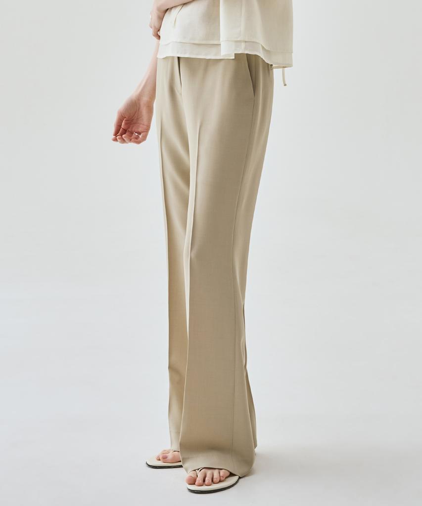 Deuloupisumeon Summer Slim Bootcut Slacks [Black]