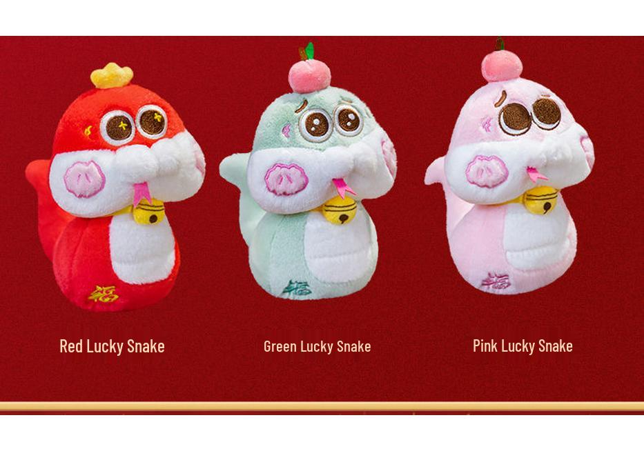 2025 Year of the Snake Plush Toy: Mini Snake Cloth Doll Ornament & New Year Gift