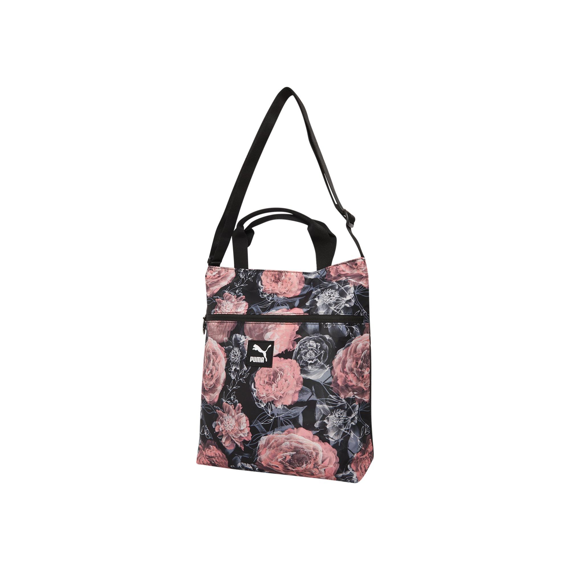 

New PUMA Canvas Portable Crossbody Bag Shoulder Bag Regular Women s Black 078189-01 32*12*37CM