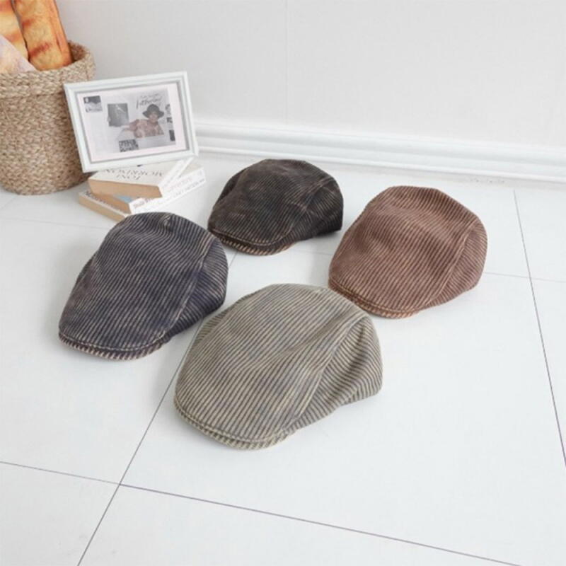 Women's back button hunting cap cafe men's hat