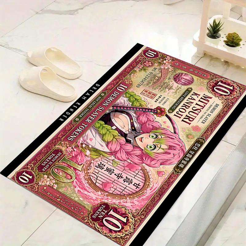 1Pc Fantasy Festival Token Rug, Office Carpet Indoor Outdoor Doormat, Non-Slip, Comfortable, Living, Christmas Halloween, Xmas Gift S1266