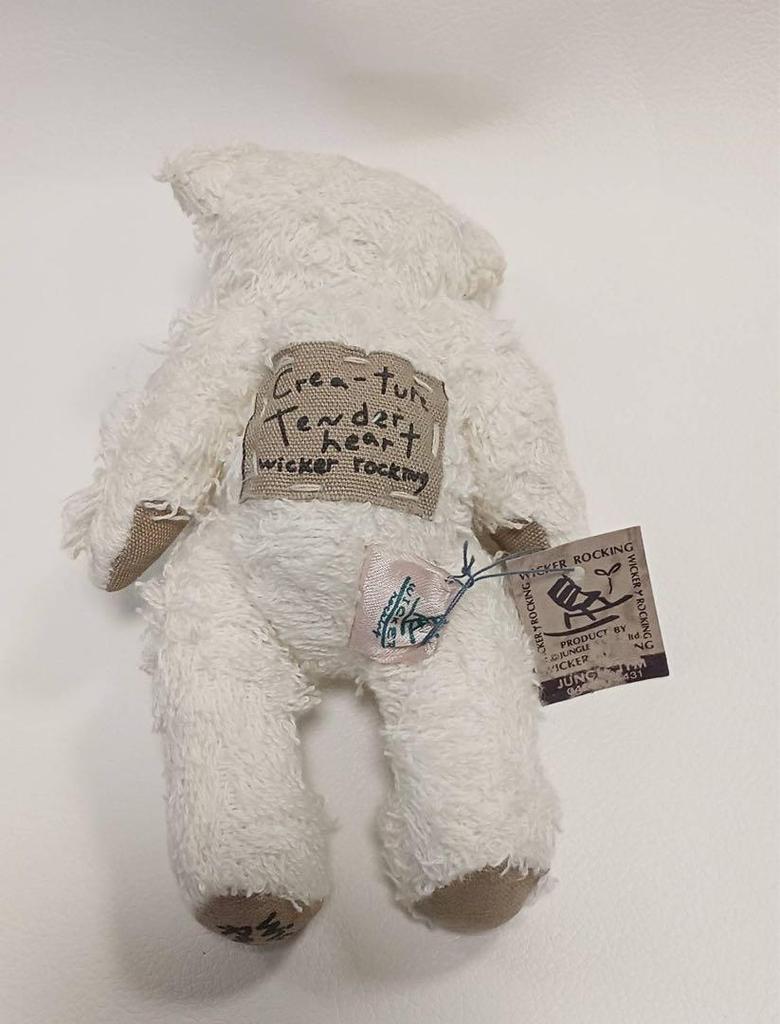 [GEBRAUCHT] Teddybär Frottee mit Etikett