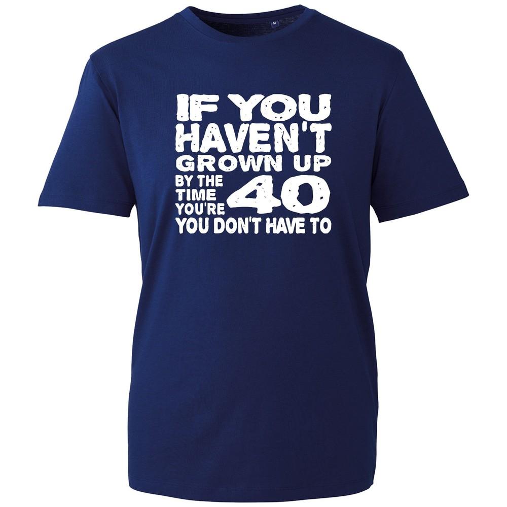 Funny 40th Birthday TShirt Unisexs Unisex Black Slogan Gag Gift Crew Neck Tee S
