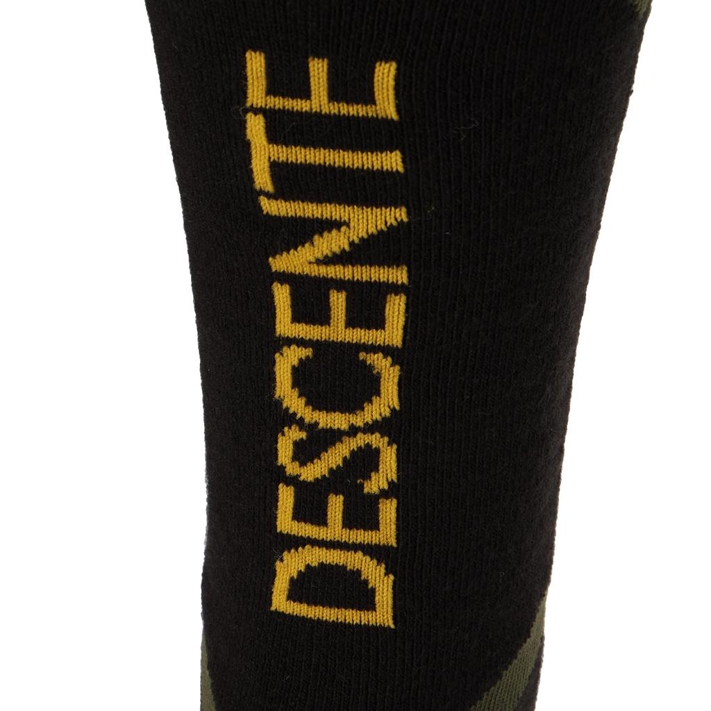 Descente Odor Far Silver Ion Arch BK2 Men's Socks, Antibacterial, Resistant, Thermal, Infrared, (Ag+), Support, DWAWJB60,