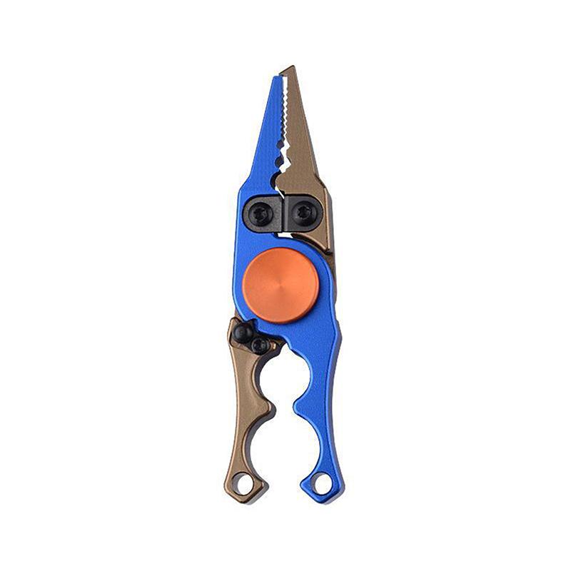 Durable Aluminum Alloy Fishing Pliers With Gyro And Tungsten Steel Blade For Easy Catches Fishing Equipment Fishing Tools