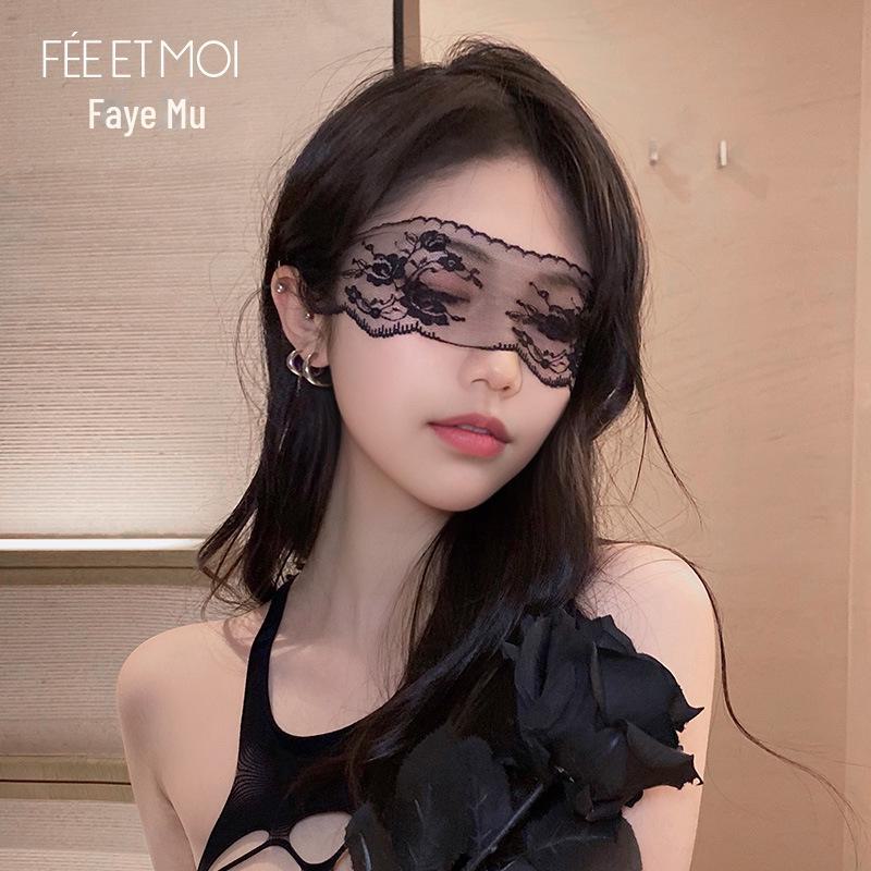 Set măști de ochi elegante din dantelă franceză - pachet de 20