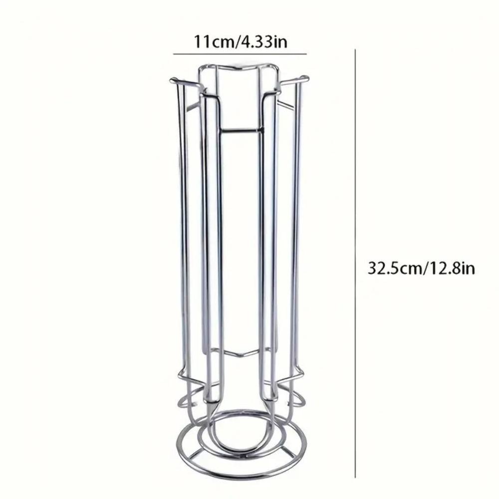 Plating Coffee Capsule Stand Hollow Structure Capsule Display Rack  Capsule Organizer