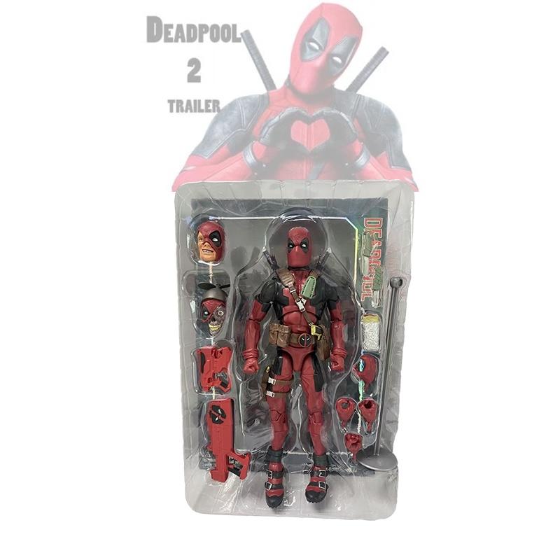 Ultimate Deadpool 8-inch Action Figure Pvc Material Terrifying And Cool Design