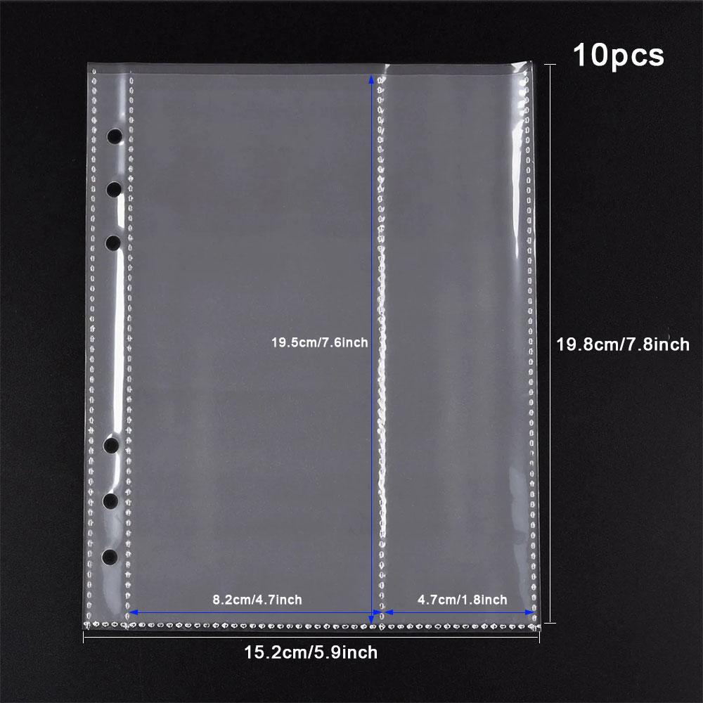 

A5 Clear Album Binder Photocards Holder Storage Collesction Sheet Book & Photo Organizer Journal Diary Planner School Stationery