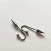 2PCS/Set Punk Stainless Steel Spike Industrial Piercing Floating Industrial Barbell Helix Earring Body Jewelry 16G for Men Women