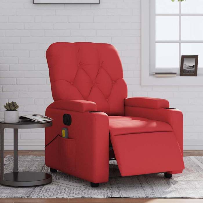 VidaXL Electric Reclining Massage Armchair, Relaxation Chair with Adjustable Backrest and Footrest, Salon Seat 3204770