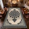 Vintage Persian Carpet Bedroom Livingroom Washable Light Colored Rug Non-Slip Customizable Cloakroom Office Floor Mat Study