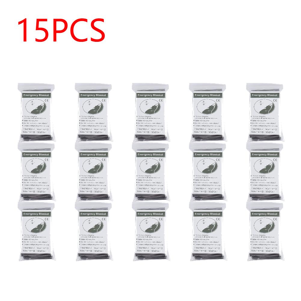 1-20PCS Emergency Blanket Outdoor Hiking Camping Survival First Aid Windproof Insulation Lifesaving Foil Thermal Rescue Blanket